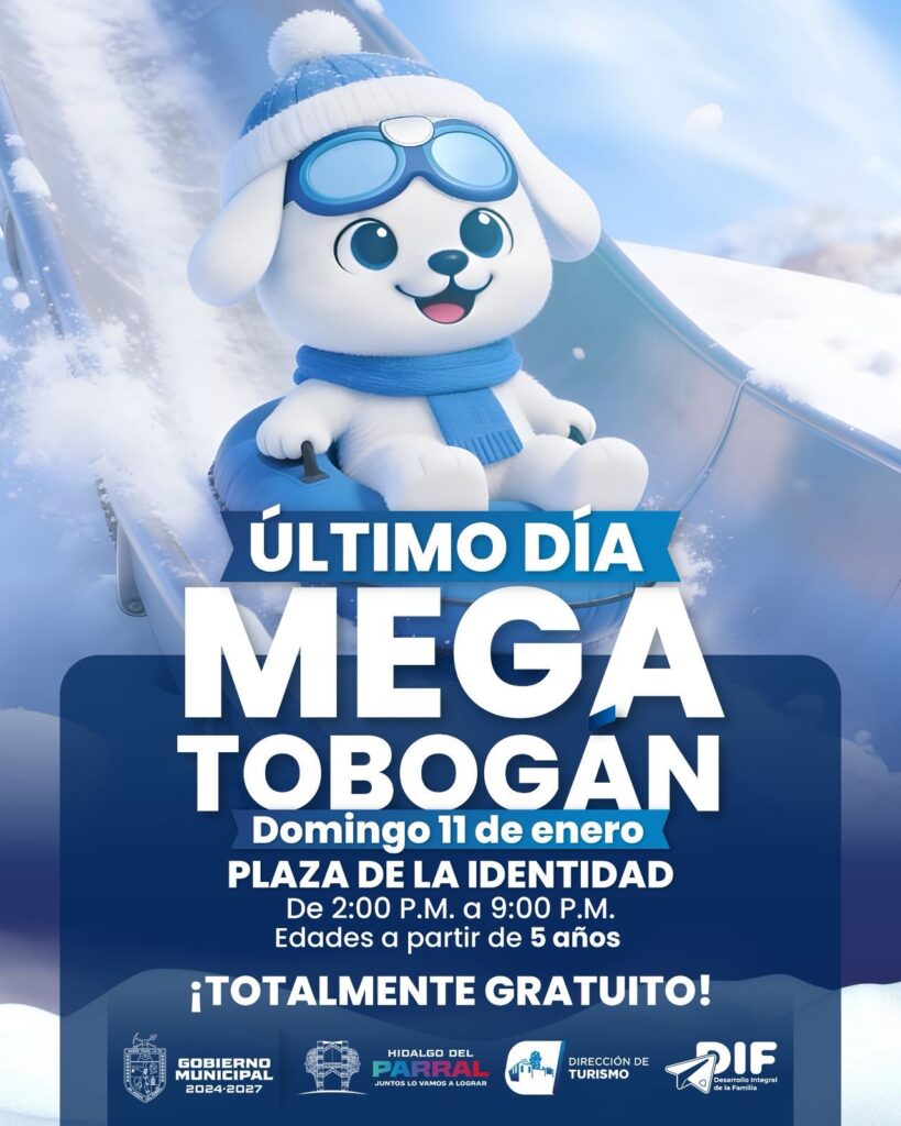 Gobierno de Parral impulsa la convivencia familiar con acceso gratuito al mega tobogán