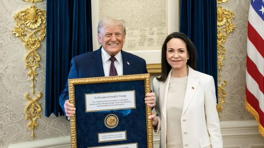 Noruega califica de ‘patético’ que María Corina regale medalla del Nobel de la Paz a Trump
