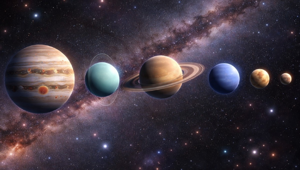 Febrero traerá una impactante alineación de seis planetas