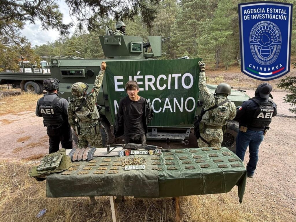 Cae armado hasta los dientes en Guadalupe y Calvo
