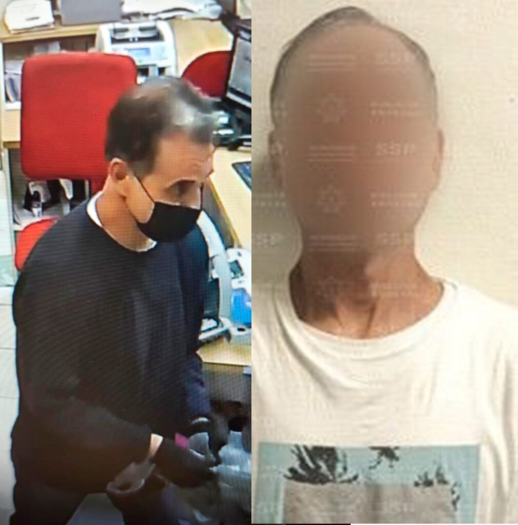 Detienen a individuo con sustancias; se le investiga como probable responsable de doble asalto