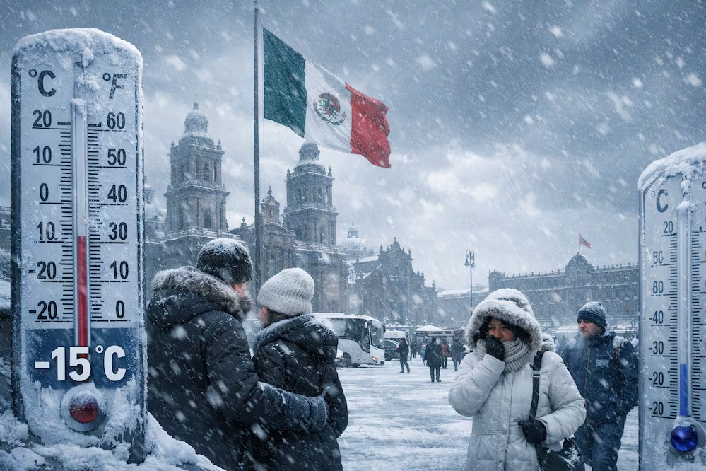 Frente frío 32 provocará lluvias, viento y posible nieve en México