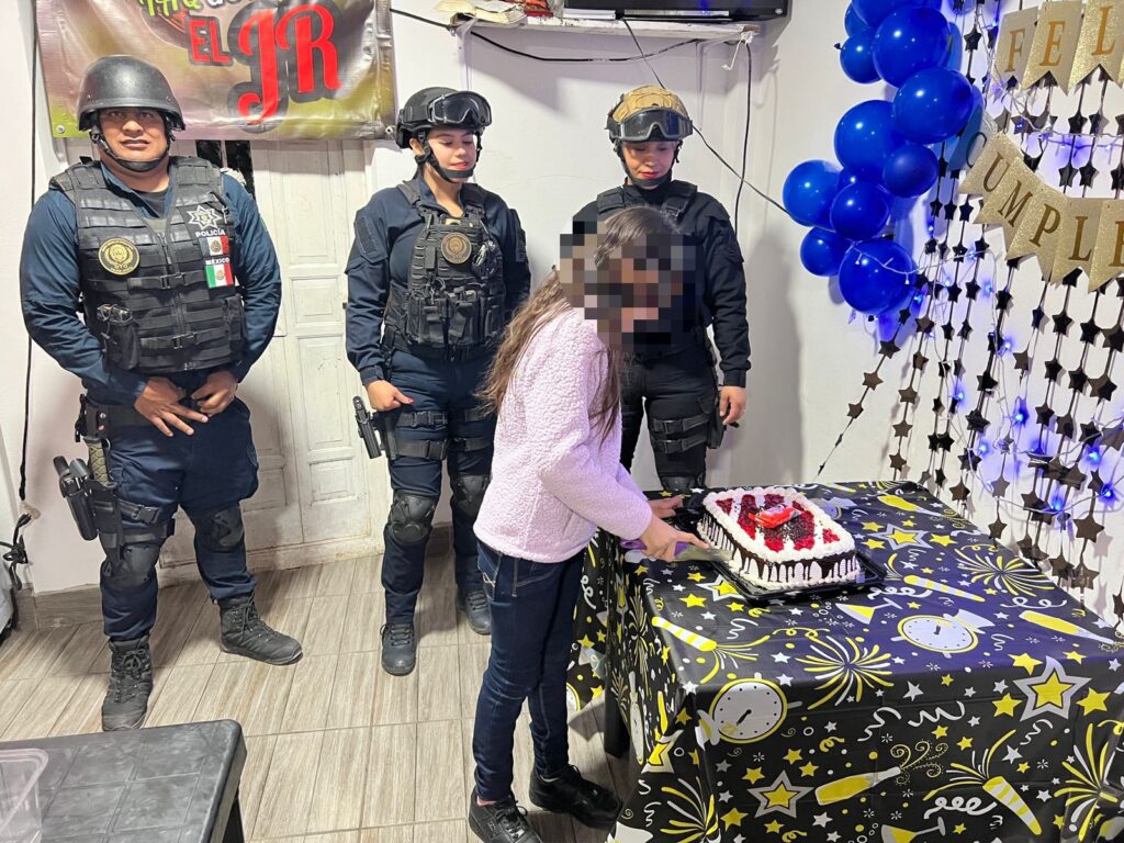 Ahora es una niña la que invita a estatales y municipales a su cumpleaños número 10
