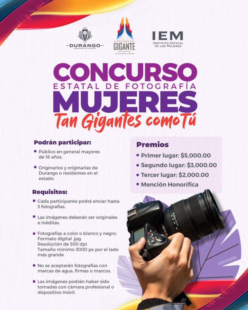 Reconocer la grandeza de las mujeres a través del lente: lanzan concurso estatal de fotografía