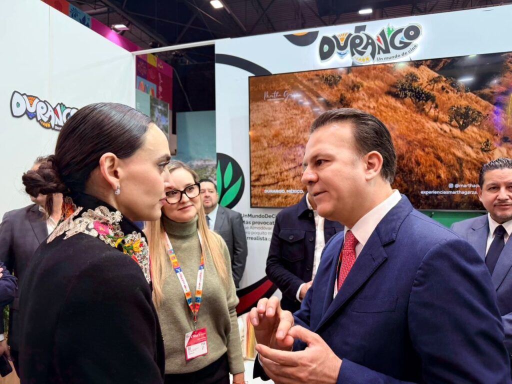 Durante la Feria Internacional de Turismo, Durango impulsa proyectos de desarrollo económico, turismo y cine
