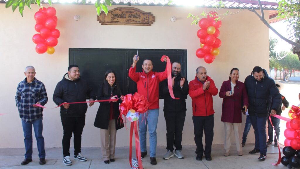 Inauguran Comedor Escolar en la Escuela Primaria León Arreola