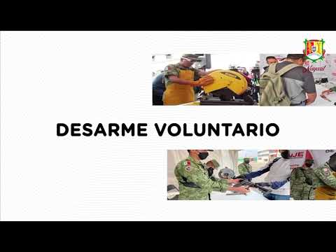 Miguel Ángel Navarro Quintero, hizo un llamado a la ciudadanía a sumarse a la campaña Sí al Desarme