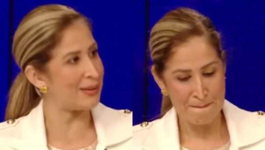 Periodista venezolana llora al informar sobre detención ilegal de Maduro