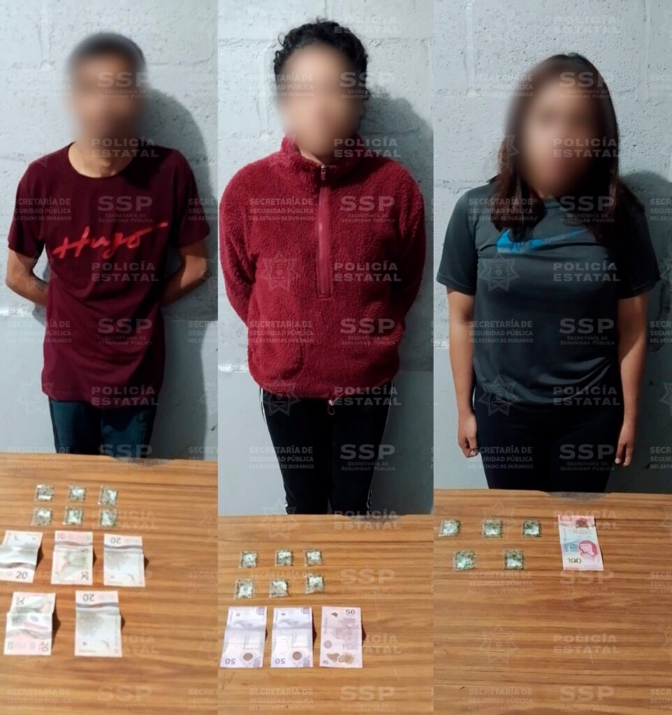 Operativo Dragón detiene a dos mujeres y un varón con sustancias