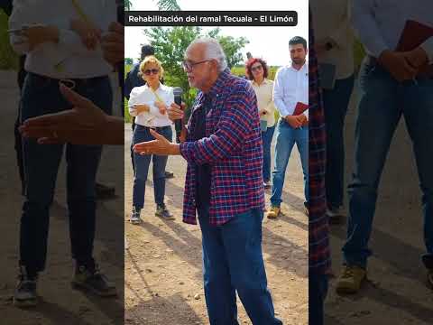 Rehabilitación del ramal El Limón, en Tecuala