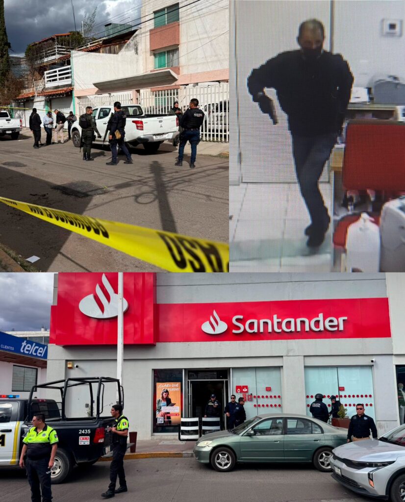 Primero asaltó un lote de autos, se robó la camioneta para luego atracar el banco, abandonarla y escapar