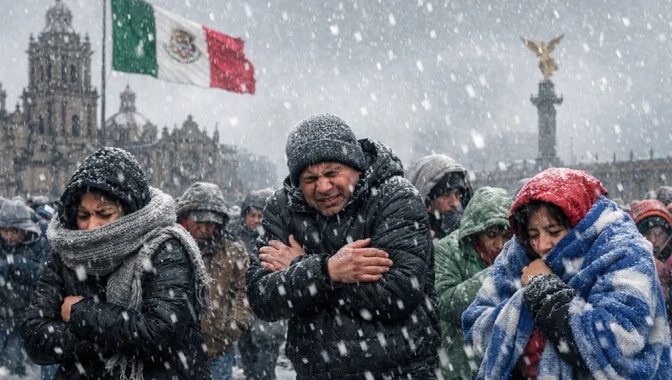 SMN alerta por posible caída de nieve en tres estados