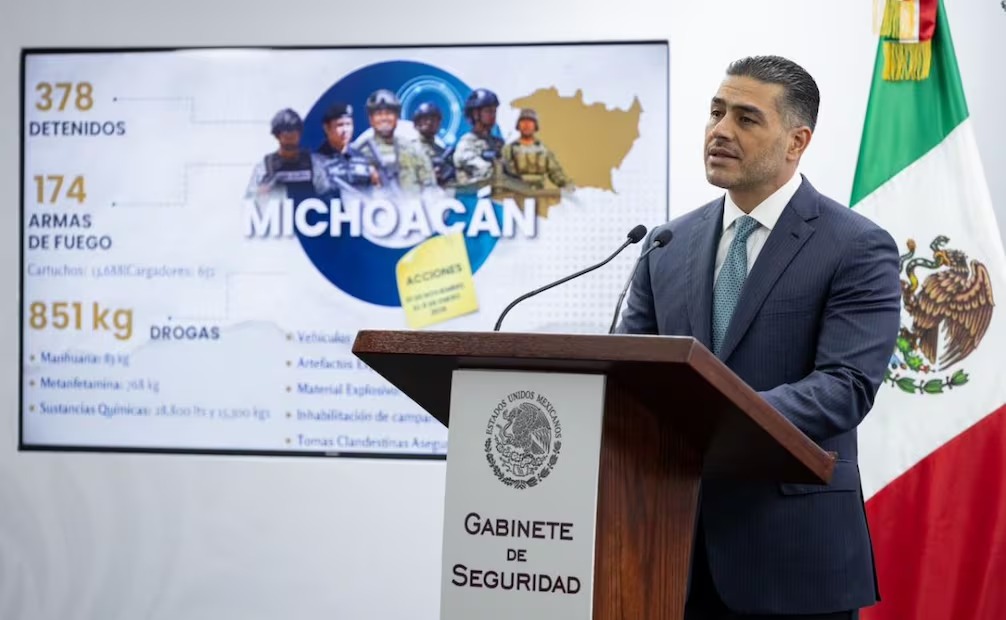 Harfuch garantiza coordinación con EU en seguridad pese a dichos de Trump