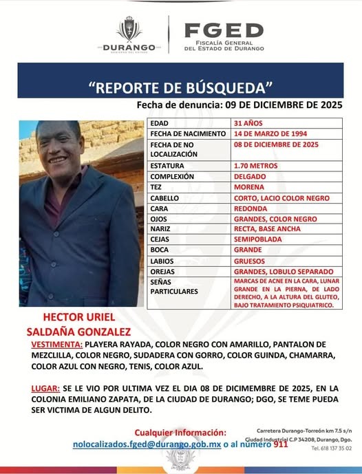 Hace más de un mes que Héctor Utiel salió de su casa y no ha regresado