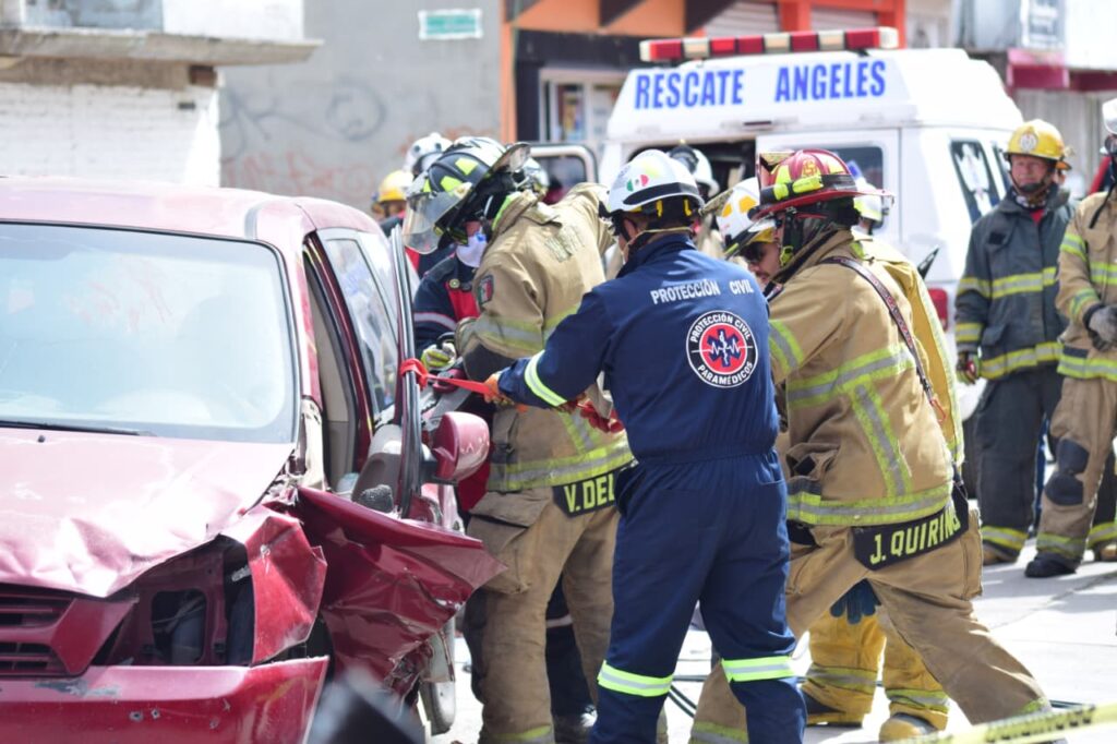 Fortalecen habilidades de corporaciones de emergencias para salvar vidas en accidentes viales