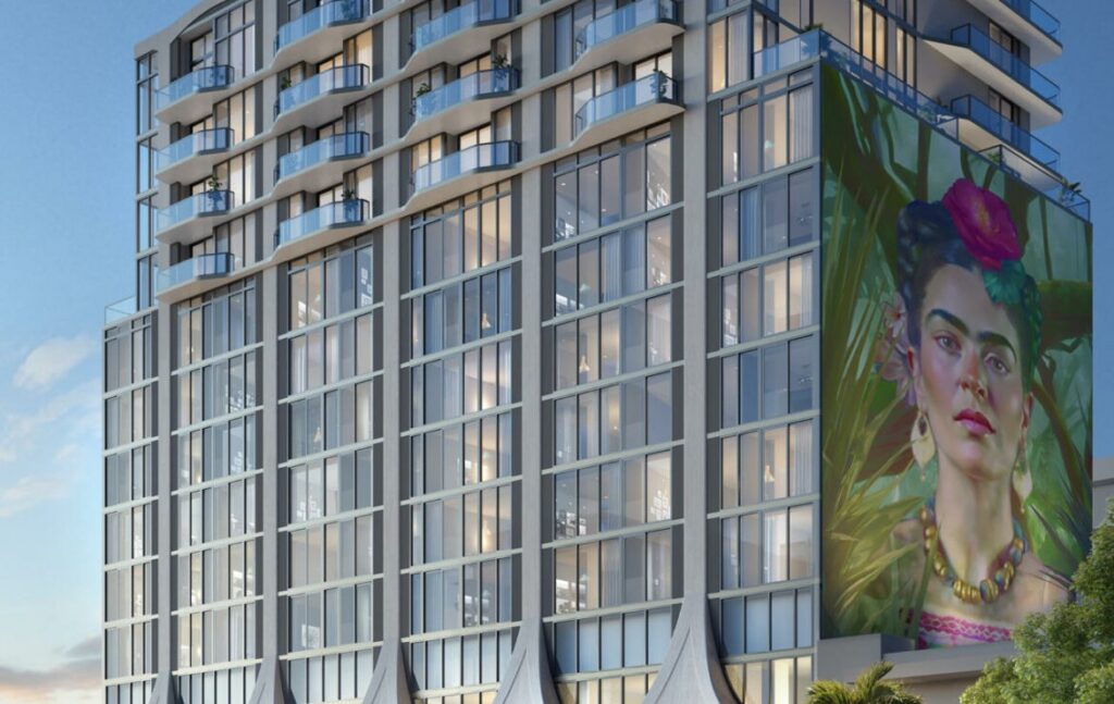 Construyen en un barrio artístico de Miami viviendas inspiradas en Frida Kahlo