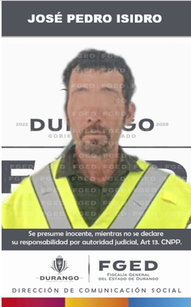 Confirma la Fiscalía arresto del presunto feminicida de Tamazula