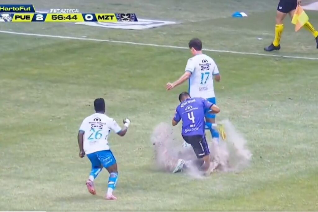 Preocupación por el estado del césped en el Estadio Cuauhtémoc de Puebla
