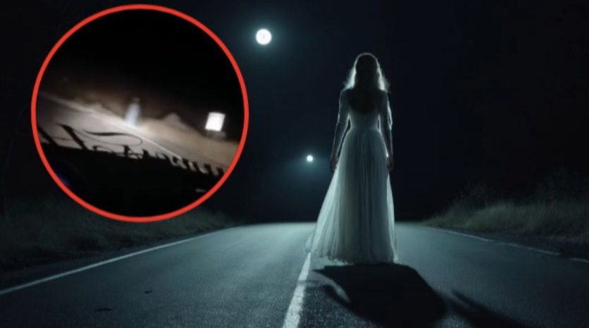 Captan a mujer fantasma a la orilla de una carretera en Jalisco
