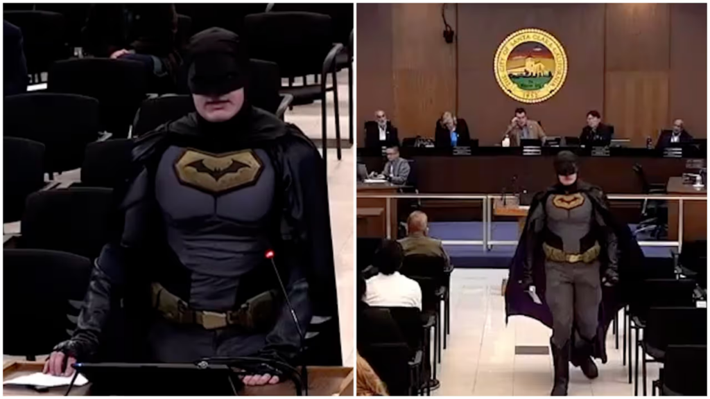 “Batman” se suma a protestas y desafía a autoridades por el ICE