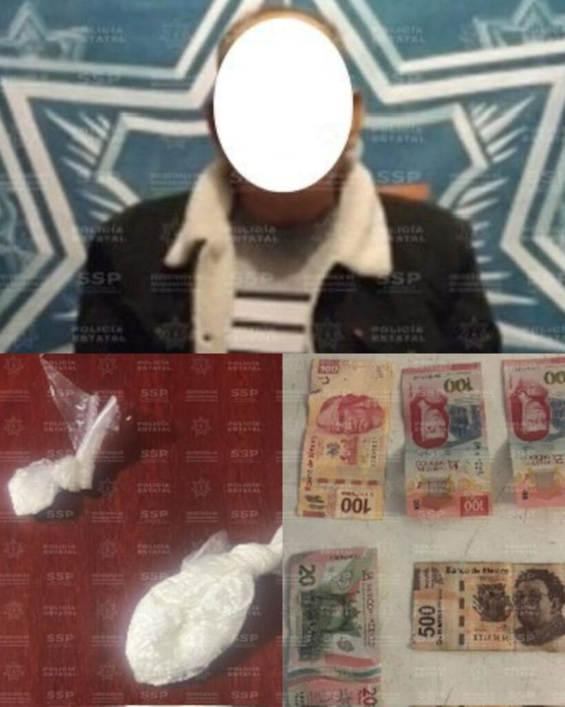 Abuelo traía su buena porción de sustancias y dinero al parecer producto de la venta