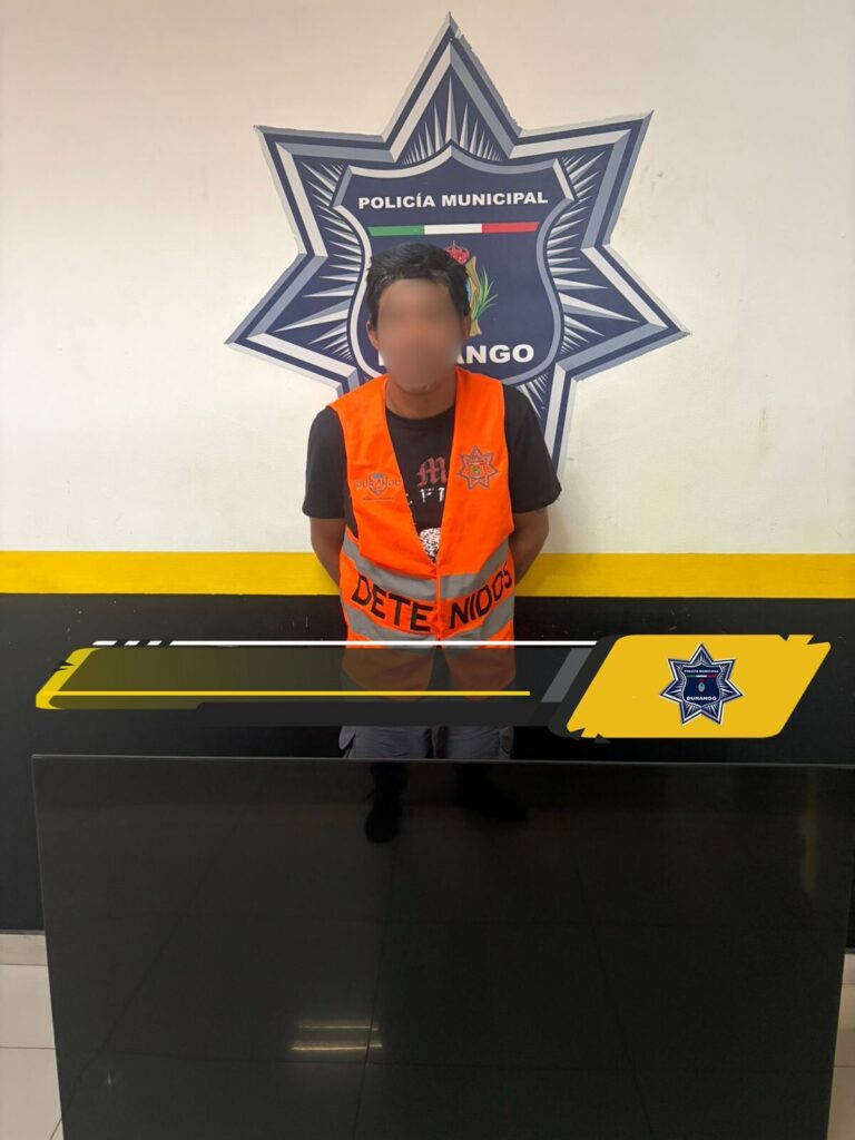 Acusado de robar una pantalla lo arrestó la policía