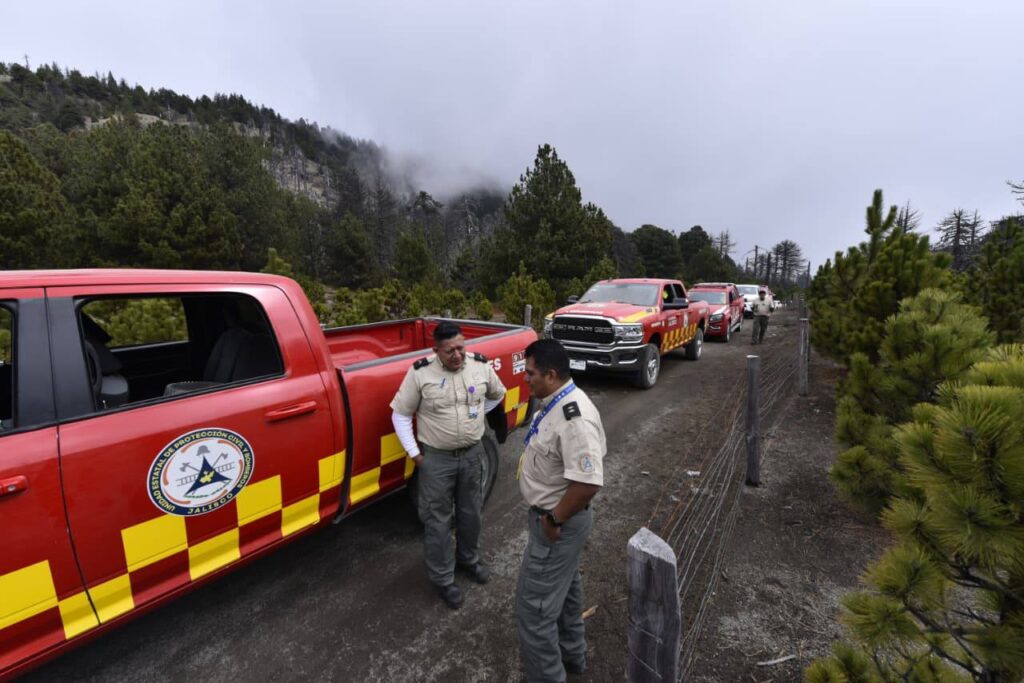 Mantiene Protección Civil operativo de prevención y vigilancia en el Parque Nacional Nevado de Colima