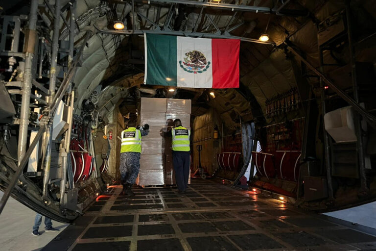 México concluye envío de ayuda humanitaria a Jamaica tras huracán Melissa