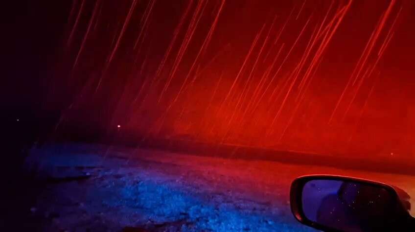 Cierran carretera Agua Prieta–Janos por caída de nieve en Puerto San Luis
