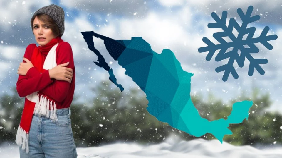 Frente frío 28 refuerza el frío extremo y lluvias en gran parte de México