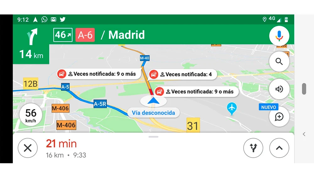 Google Maps: ¿Cómo sabe cuando hay tráfico?
