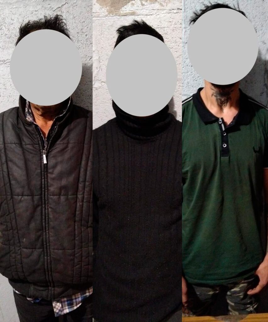 Operativo Dragón detiene a tres sujetos con sustancias tóxicas