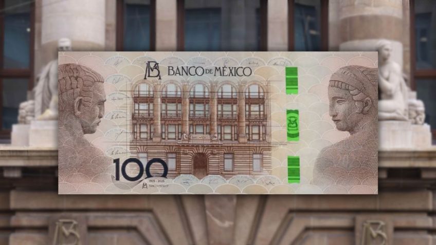 Banxico lanza nuevo billete conmemorativo de 100 pesos