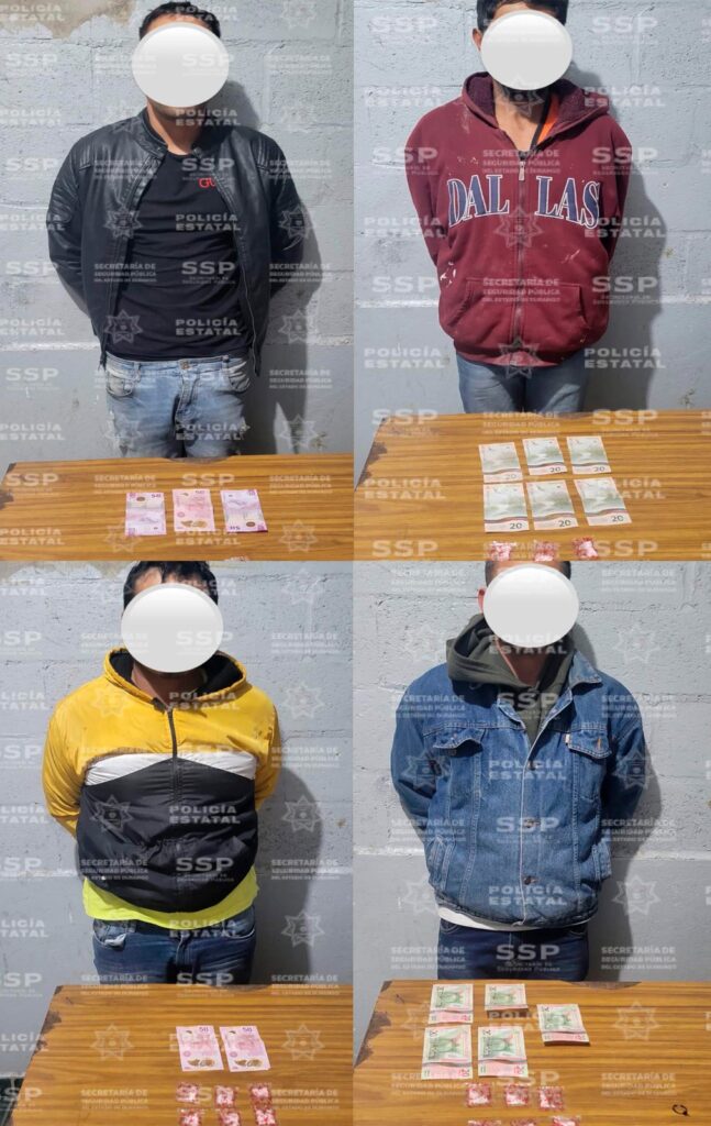 Operativo “Dragón” detiene a cuatro varones con sustancias prohibidas