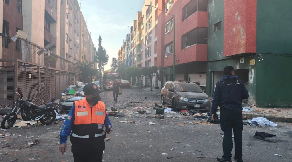 Explosión en Coyoacán por Fuga de Gas