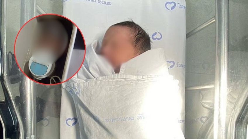 Encuentran a recién nacido abandonado en taza del baño; aún tenía el cordón umbilical