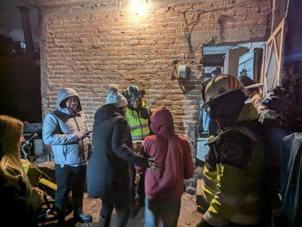 Operativos de apoyo invernal ante bajas temperaturas en Santiago