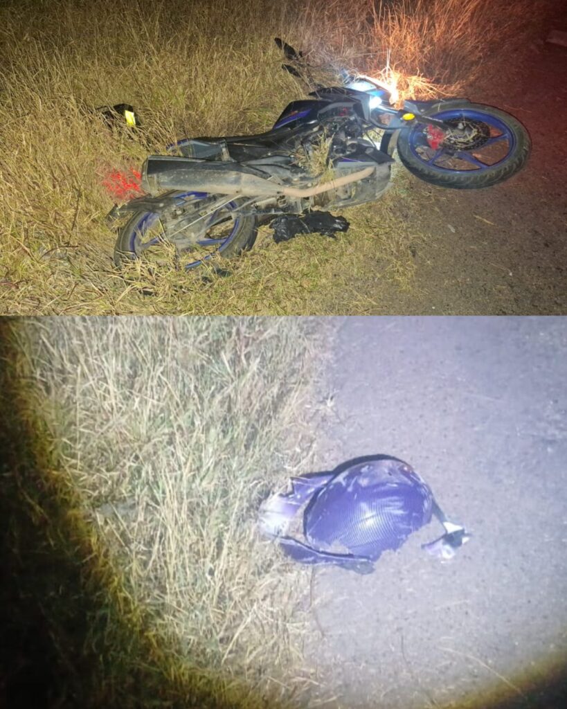 El casco de protección y una policía municipal le salvaron la vida a joven motociclista