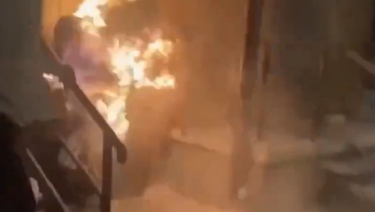 VIDEO: Broma se sale de control y cumpleañera termina en llamas