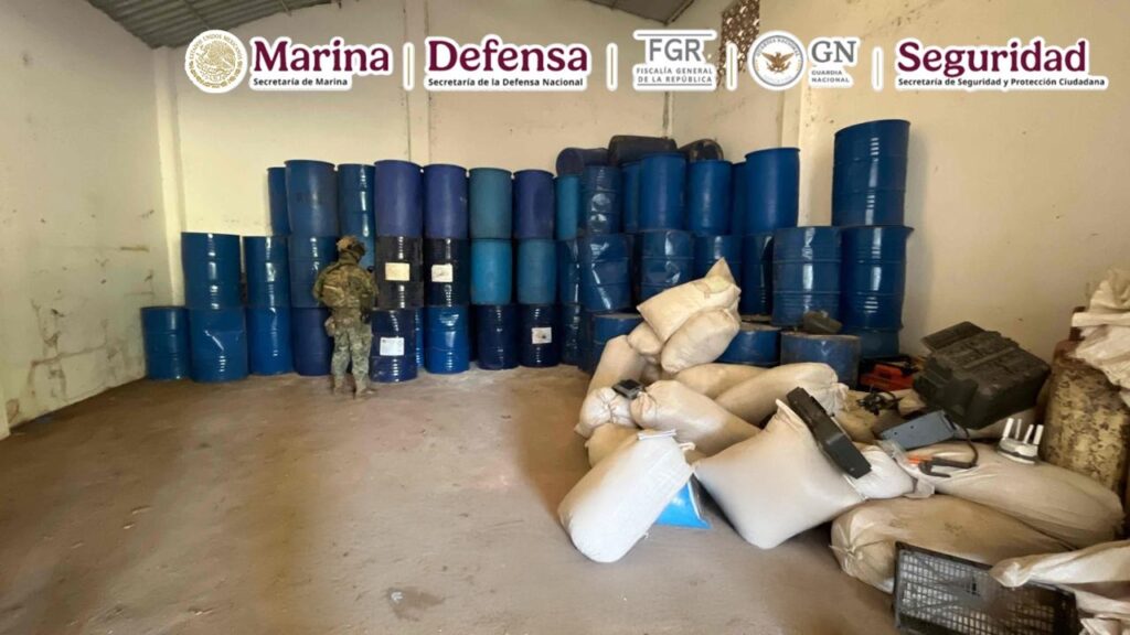Harfuch anuncia inhabilitación de campamento clandestino de drogas en Guerrero