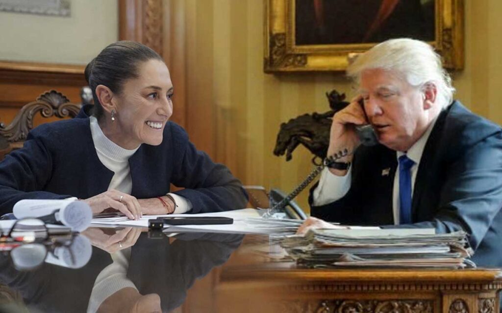 Trump califica de “muy productiva” su llamada con Sheinbaum y la elogia como líder
