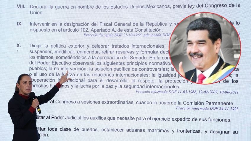 Sheinbaum pide un juicio justo para Nicolás Maduro