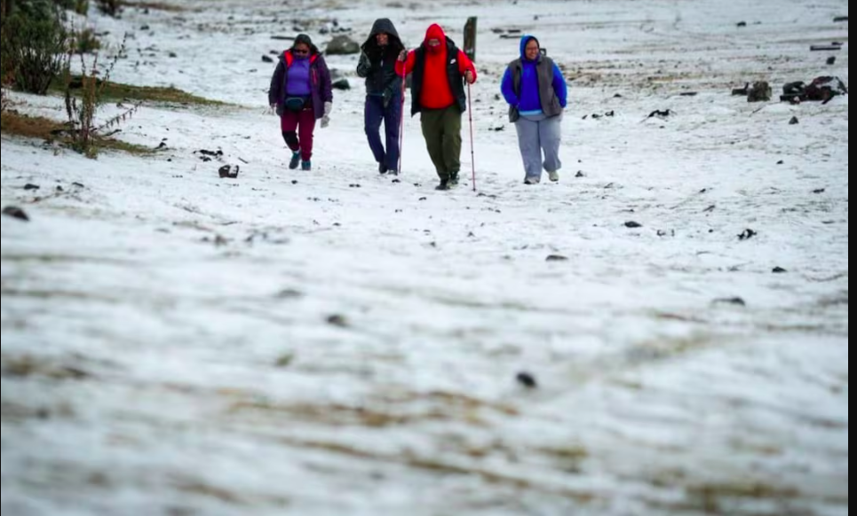 Alerta por frío extremo y nevadas en México