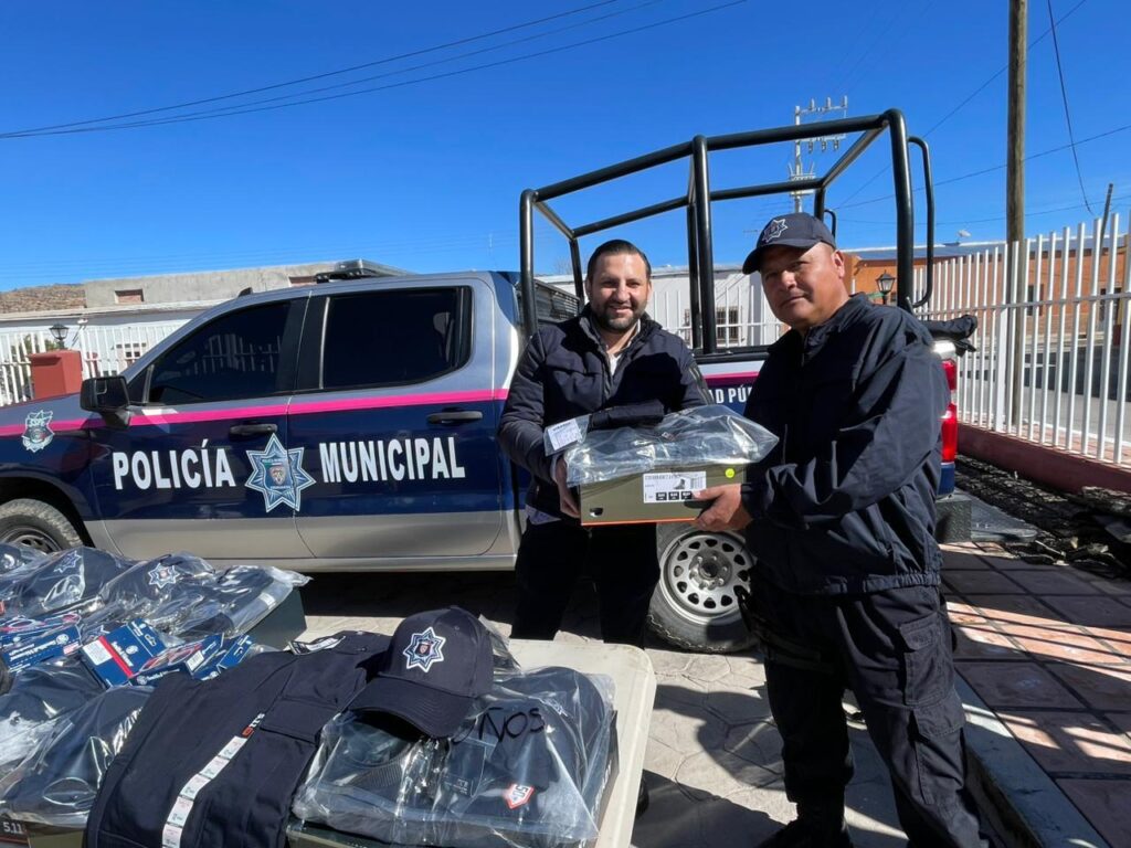 Alcalde de Balleza refuerza Seguridad Pública con nuevo equipamiento