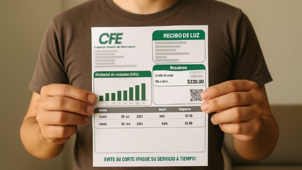 Así puedes realizar el cambio de titular del recibo de CFE en 2026