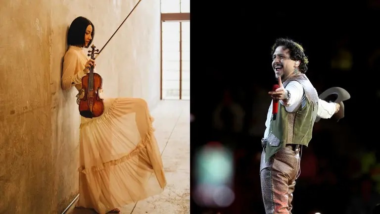 Violinista Esmeralda Camacho se reencuentra con Nodal tras polémica de infidelidad