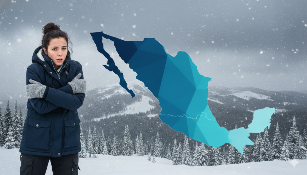 Frente frío 30 y tormenta invernal mantendrán lluvias y heladas toda la semana