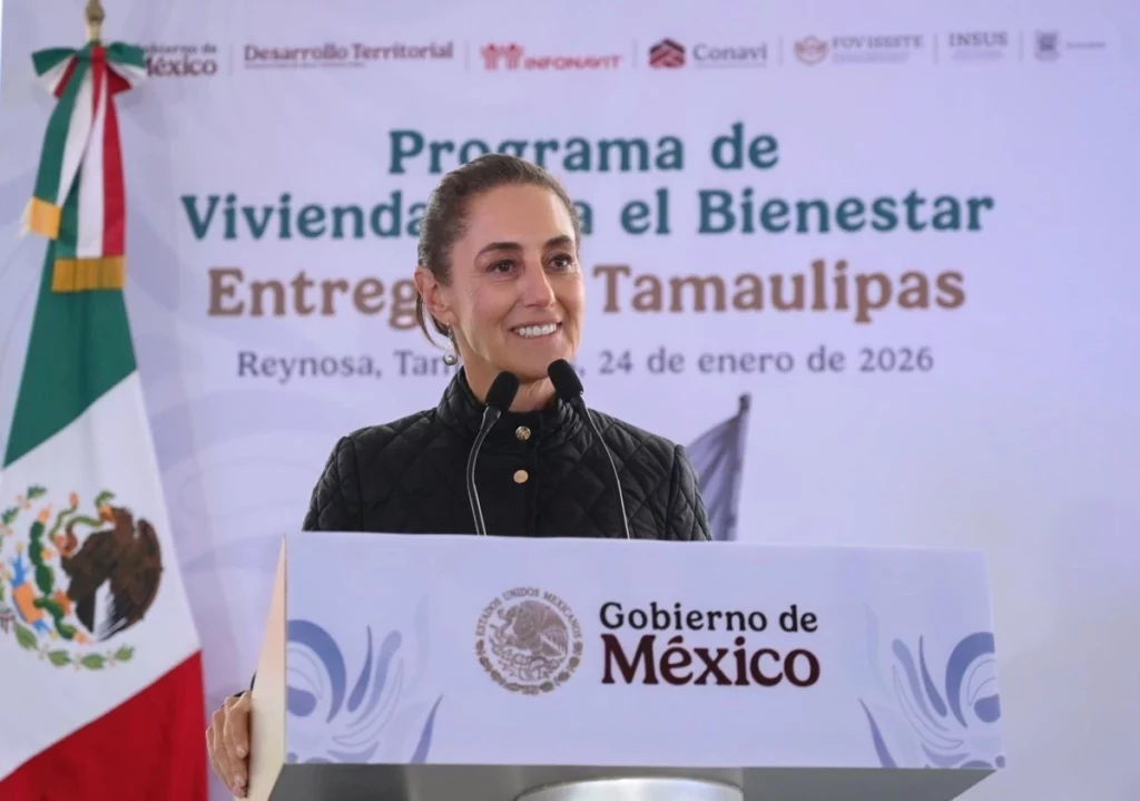 Sheinbaum reafirma soberanía y bienestar social desde la frontera de Reynosa