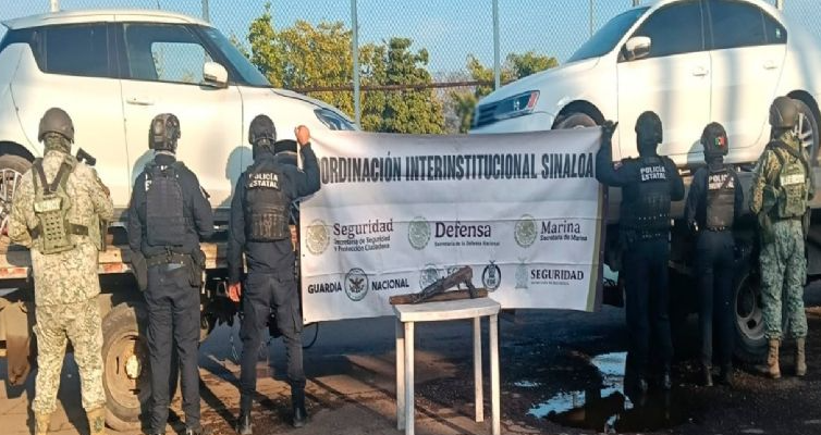 Detienen a una persona y aseguran explosivos y armamento en distintos operativos en Sinaloa