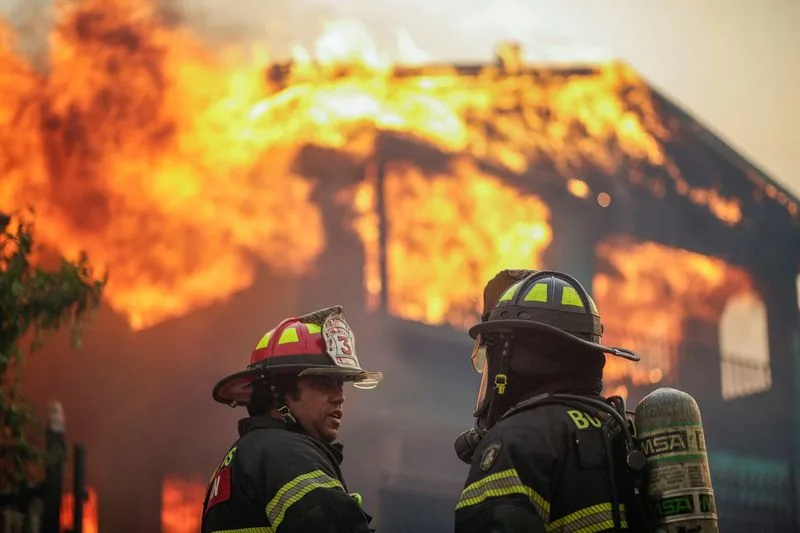 Estado de catástrofe en Chile por incendios mortales